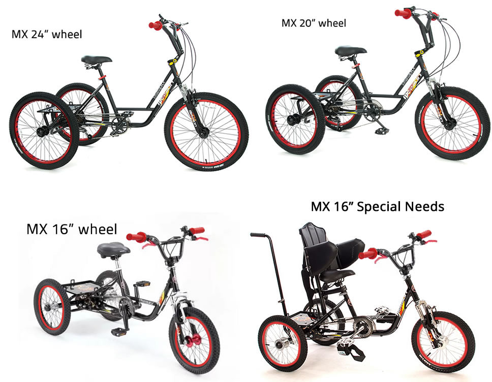 Mission MX - BMX style 16" Tricycle