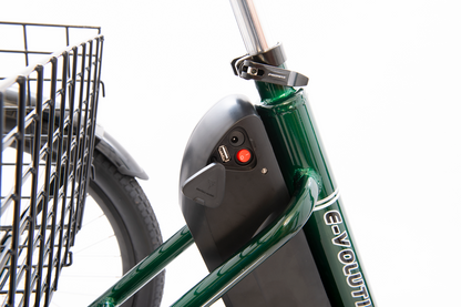 Mission E-Volution Adult Electric Tricycle, Dark Green